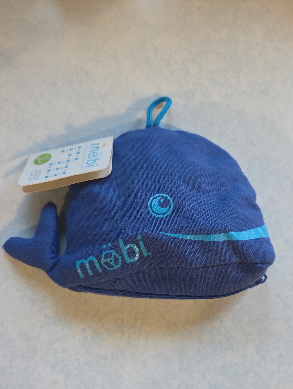 mōbi Numerical Tile Game Blue with Pouch